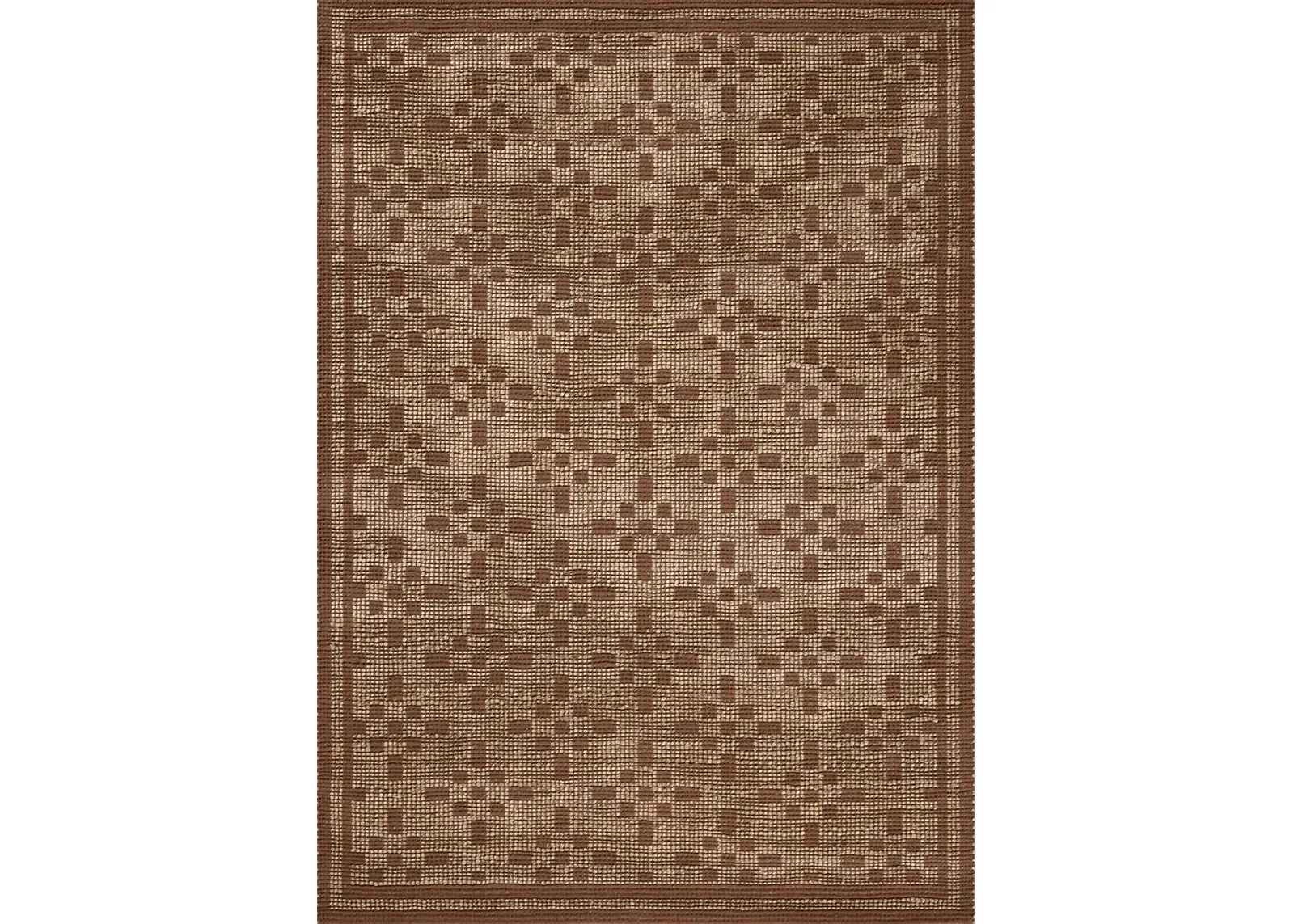 Judy JUD-07 Natural / Spice 2''6" x 7''6" Rug by Chris Loves Julia