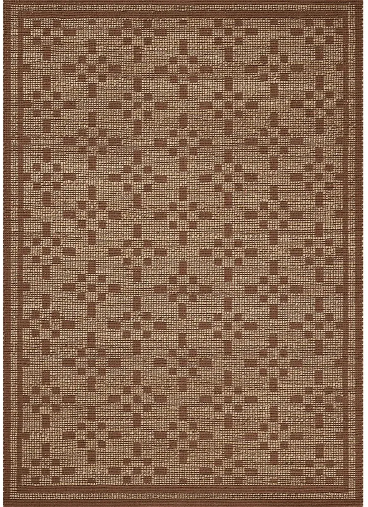 Judy JUD-07 Natural / Spice 2''6" x 7''6" Rug by Chris Loves Julia