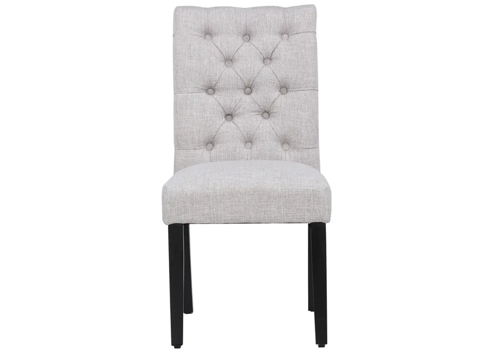 WestinTrends Upholstered Button Tufted Dining Chair (Set of 2)