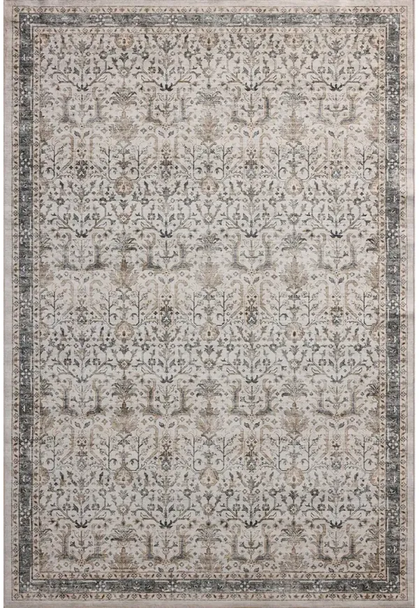 Anniston Ivory/Stone 2'6"x7'6" Runner Rug
