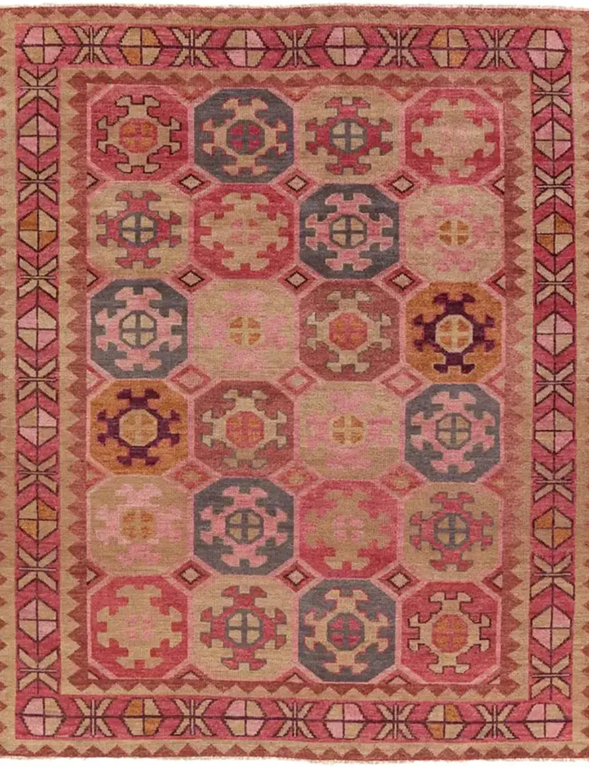 Coredora Zetta Pink 8' x 10' Rug