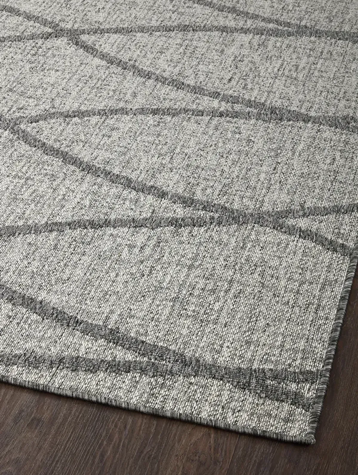 Rainier RAI07 Dove/Grey 5'3" x 7'7" Rug