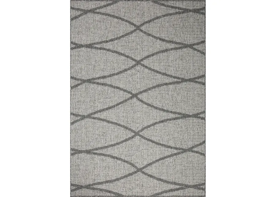 Rainier RAI07 Dove/Grey 5'3" x 7'7" Rug