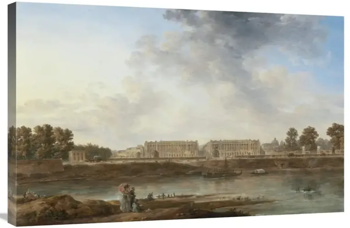 A View of Place Louis XV-Canvas Art-36x24