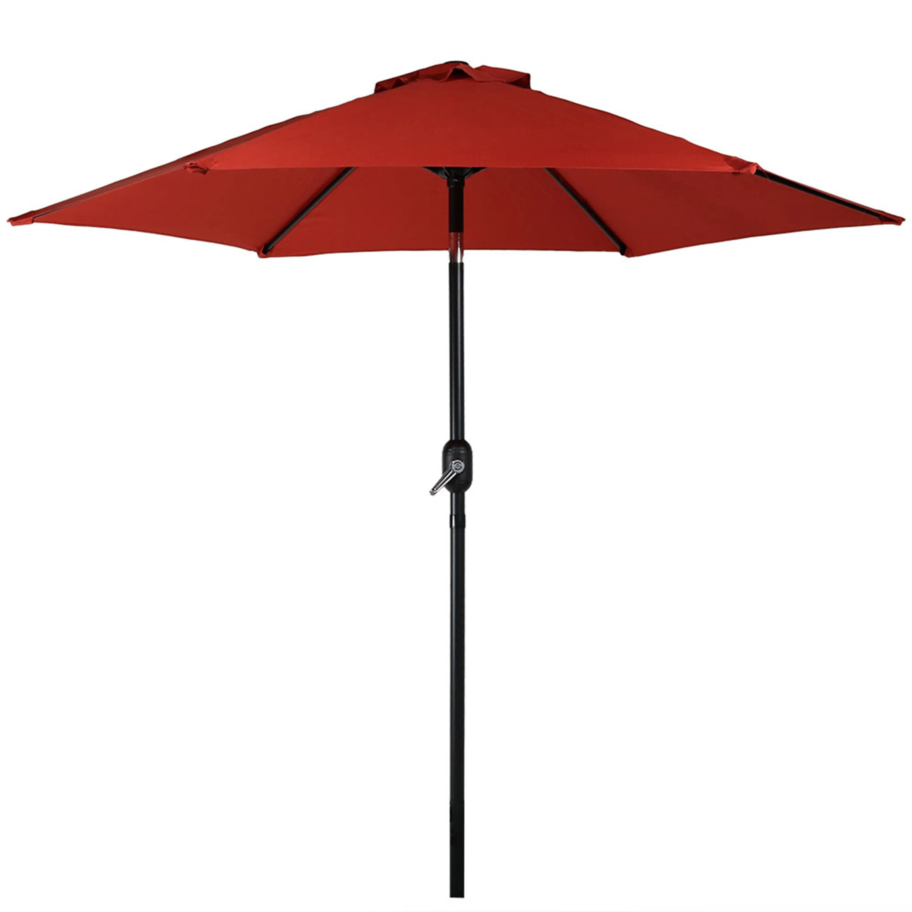 Sunnydaze 7.5 ft Aluminum Patio Umbrella with Tilt and Crank