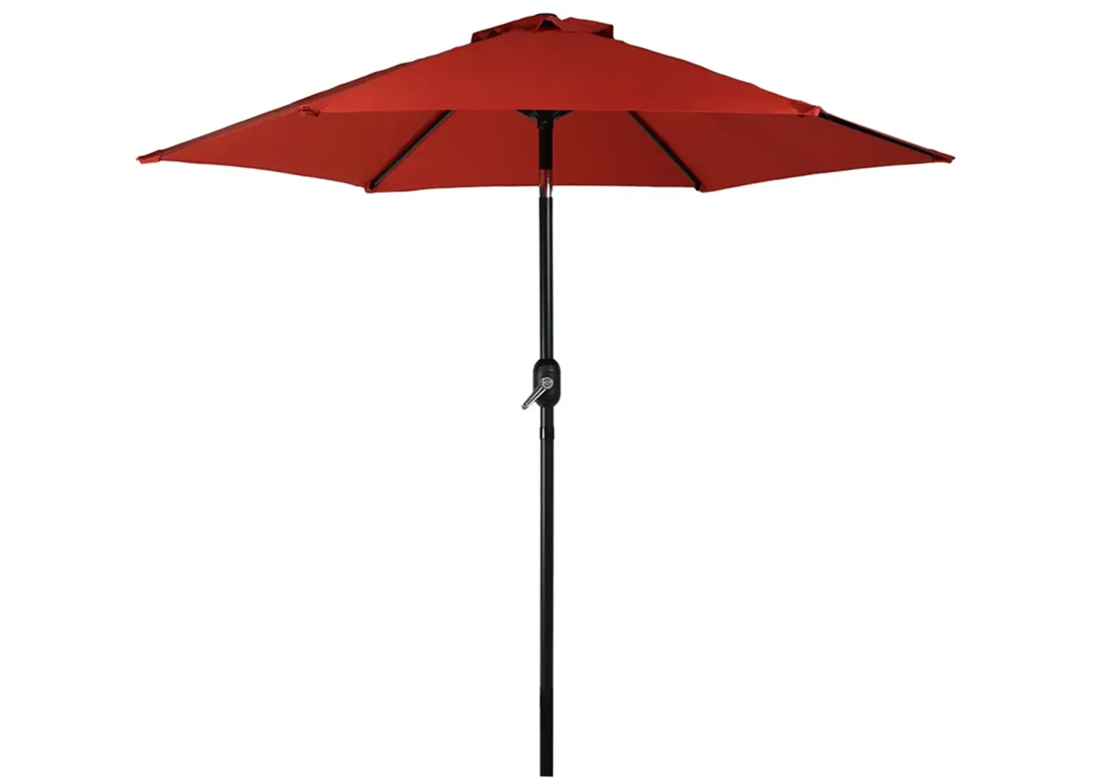 Sunnydaze 7.5 ft Aluminum Patio Umbrella with Tilt and Crank