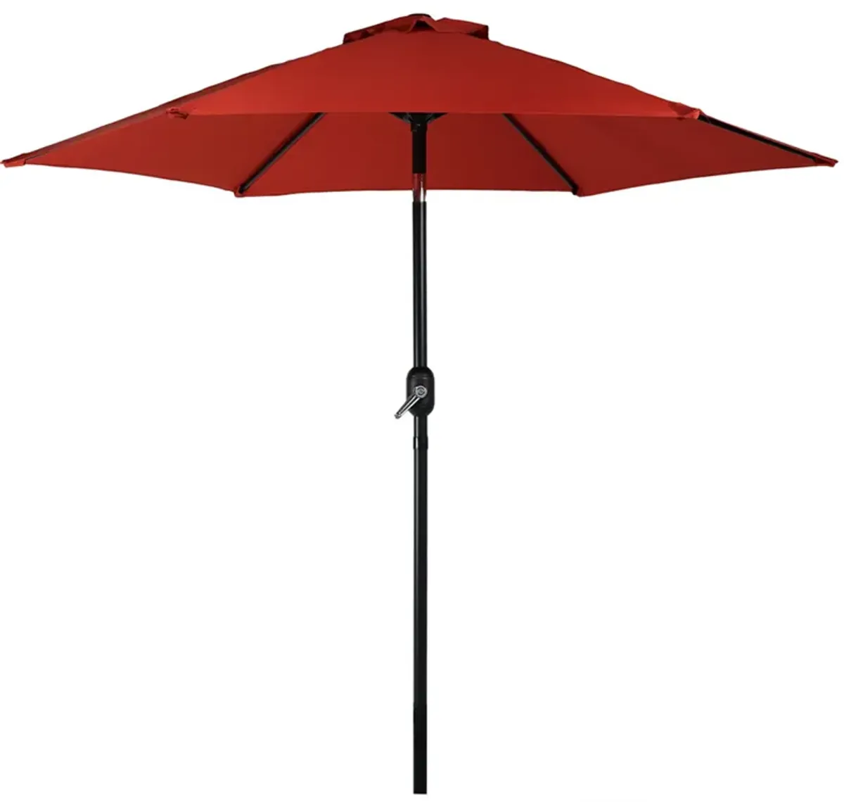 Sunnydaze 7.5 ft Aluminum Patio Umbrella with Tilt and Crank