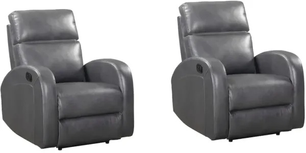 Parker Living Devin - Pebble Grey Manual Recliner Two Pack