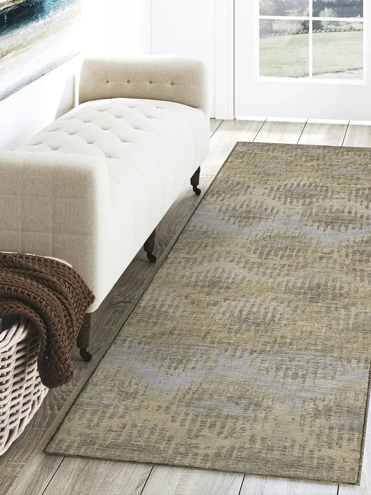 Brisbane BR9 Sandstone 2'3" x 7'6" Rug