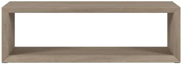 Hudson&Canal Osmond 58 Wide Rectangular Coffee Table in Antiqued Gray Oak