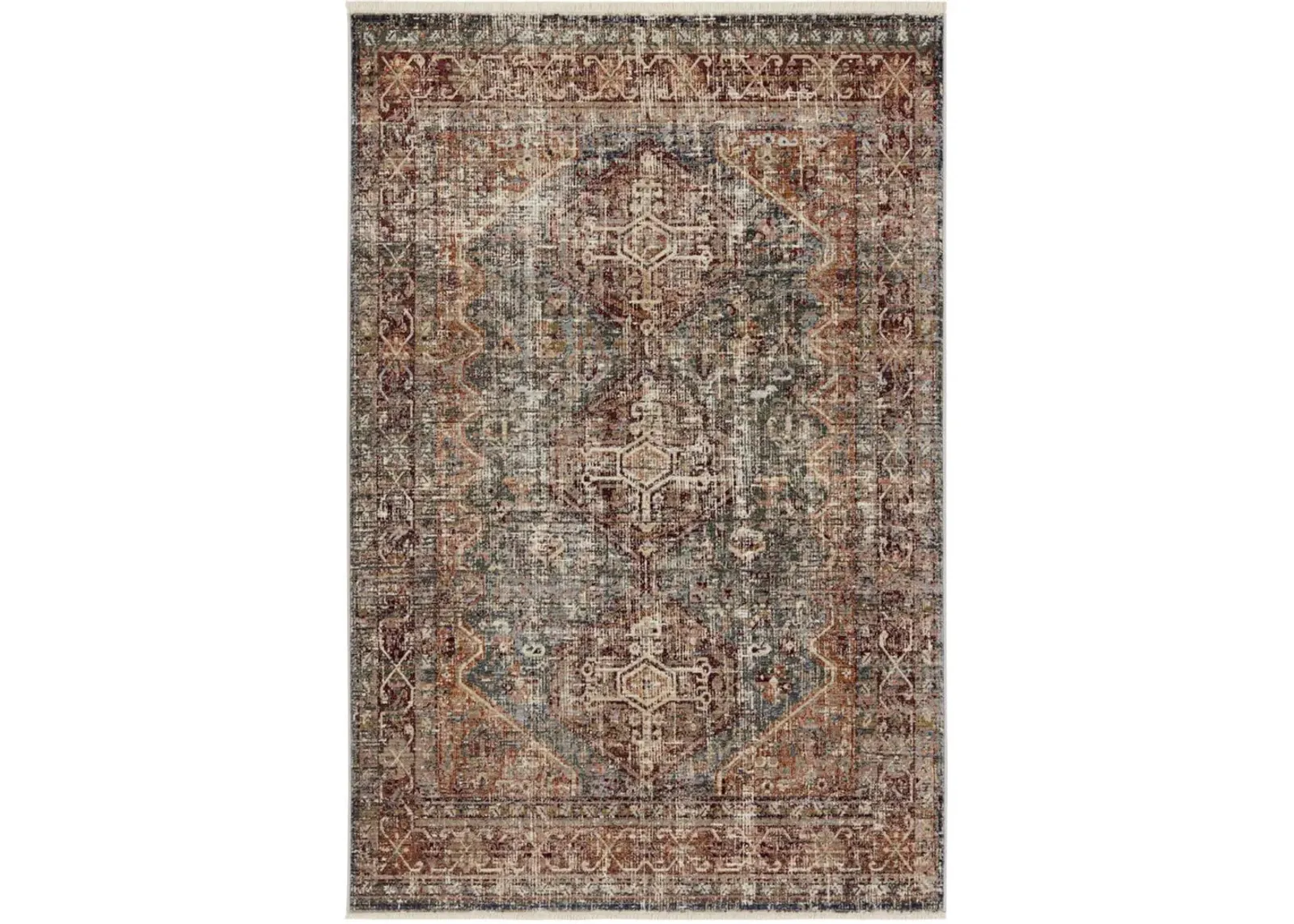 Zefira Zakaria Red 10' x 14' Rug