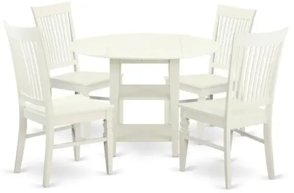 Dining Room Set Linen White