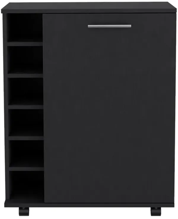 Bar Cart Cisco, Living Room, Black