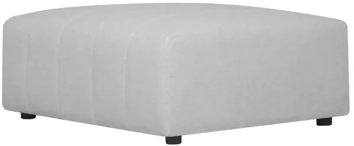 Moe's Home Collection LYRIC OTTOMAN OATMEAL