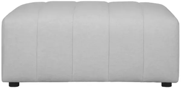 Moe's Home Collection LYRIC OTTOMAN OATMEAL