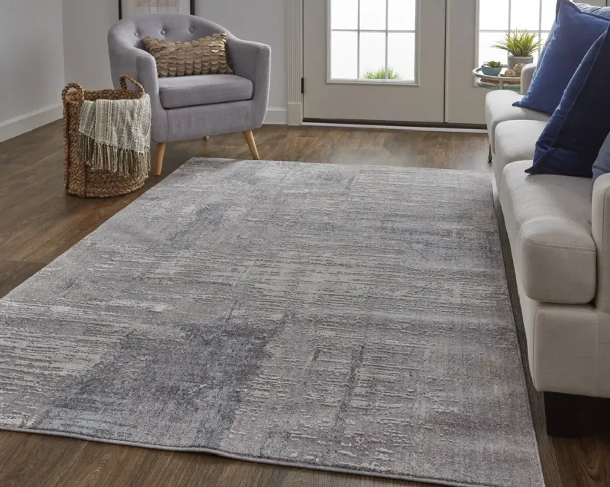 Lennon 39G1F Taupe/Tan/Blue 5' x 8' Rug