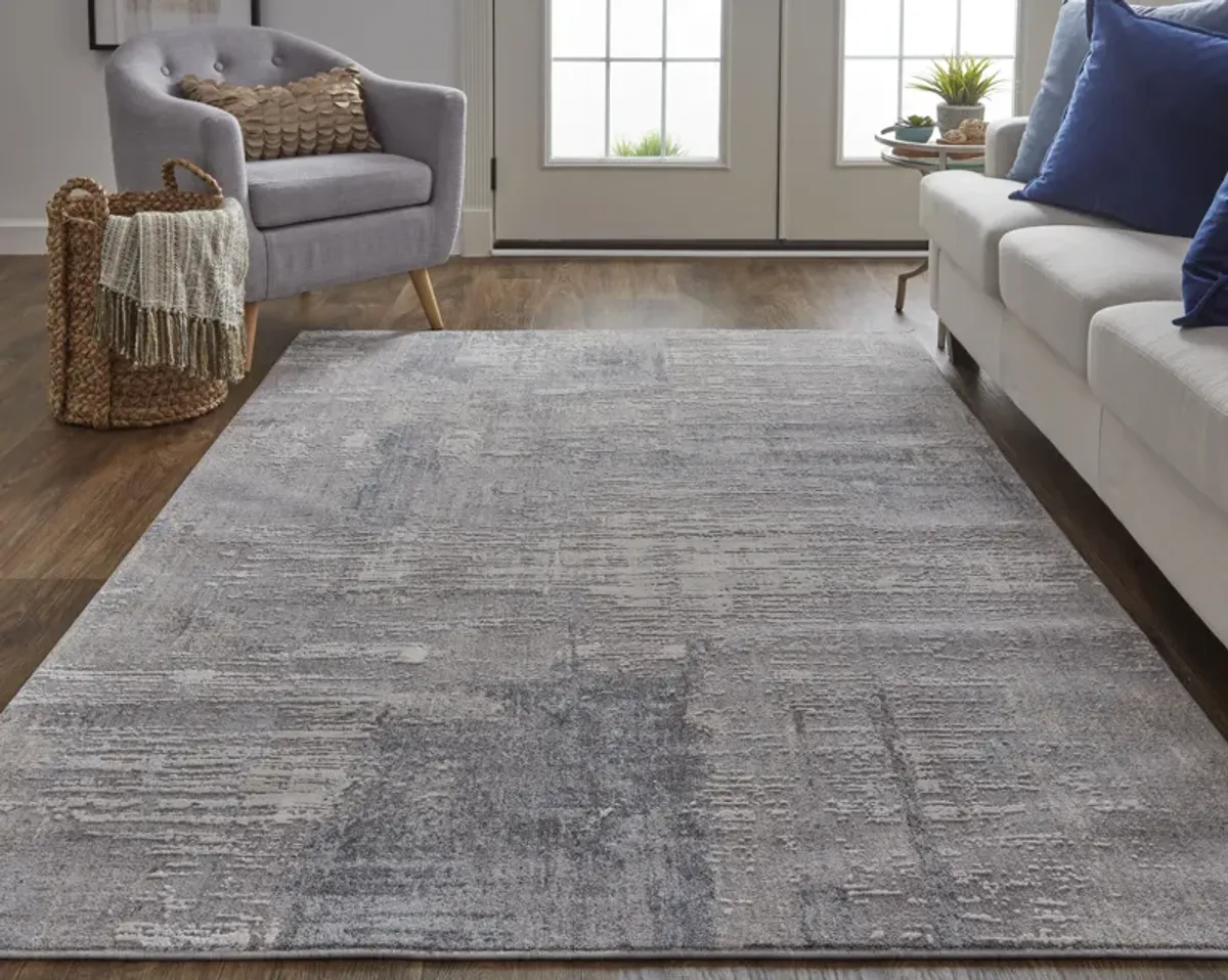 Lennon 39G1F Taupe/Tan/Blue 5' x 8' Rug