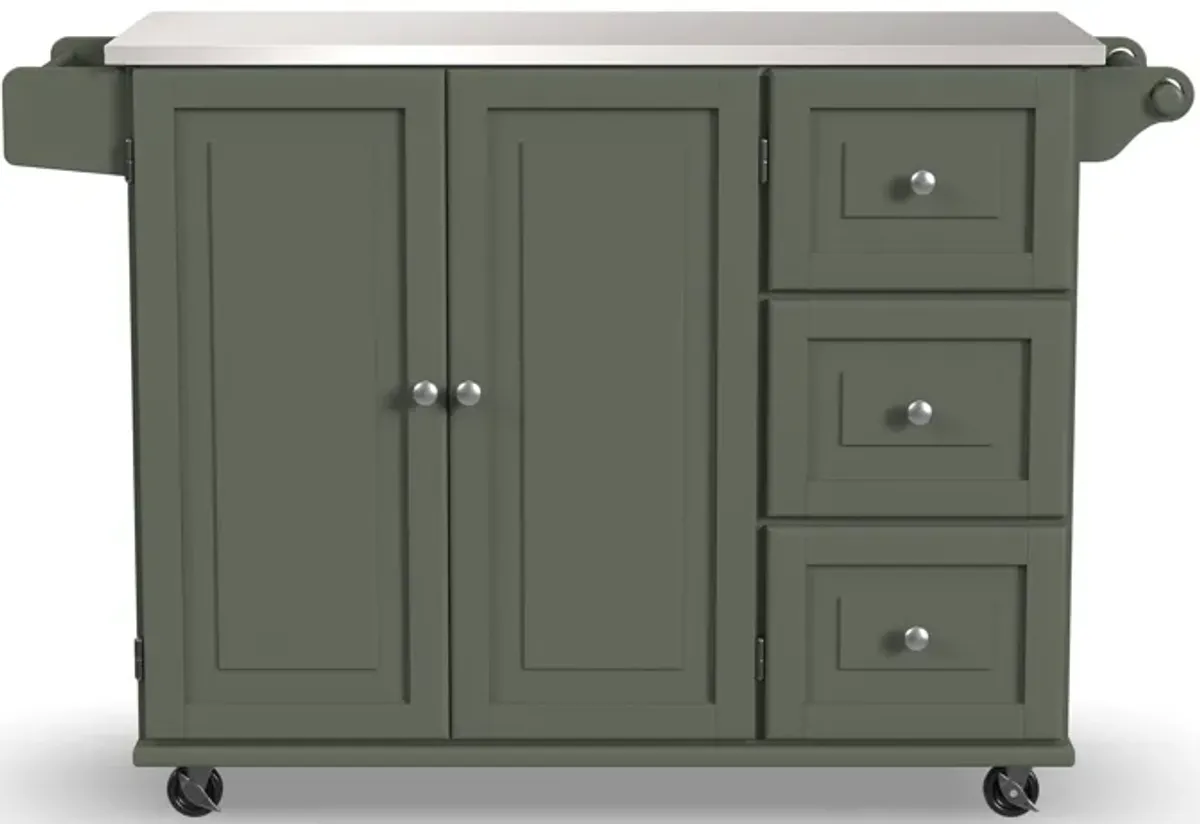 Dolly Madison Sage Kitchen Cart
