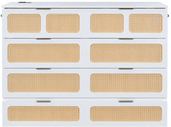 Merax Murphy Bed Cabinet with a Storage Drawer