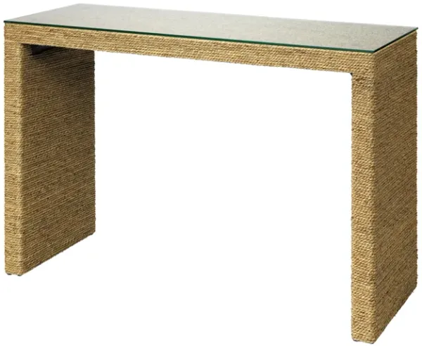 Captain Seagrass Console Table
