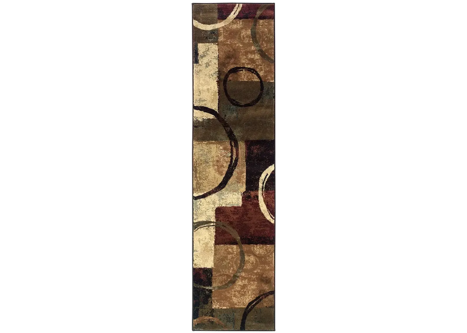 Hudson 1'10" x 7'6" Brown Rug