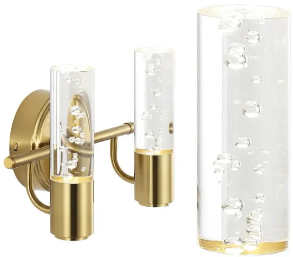 Bolha Minimalist Modern Bubble Acrylic/Iron Integrated LED Vanity Light