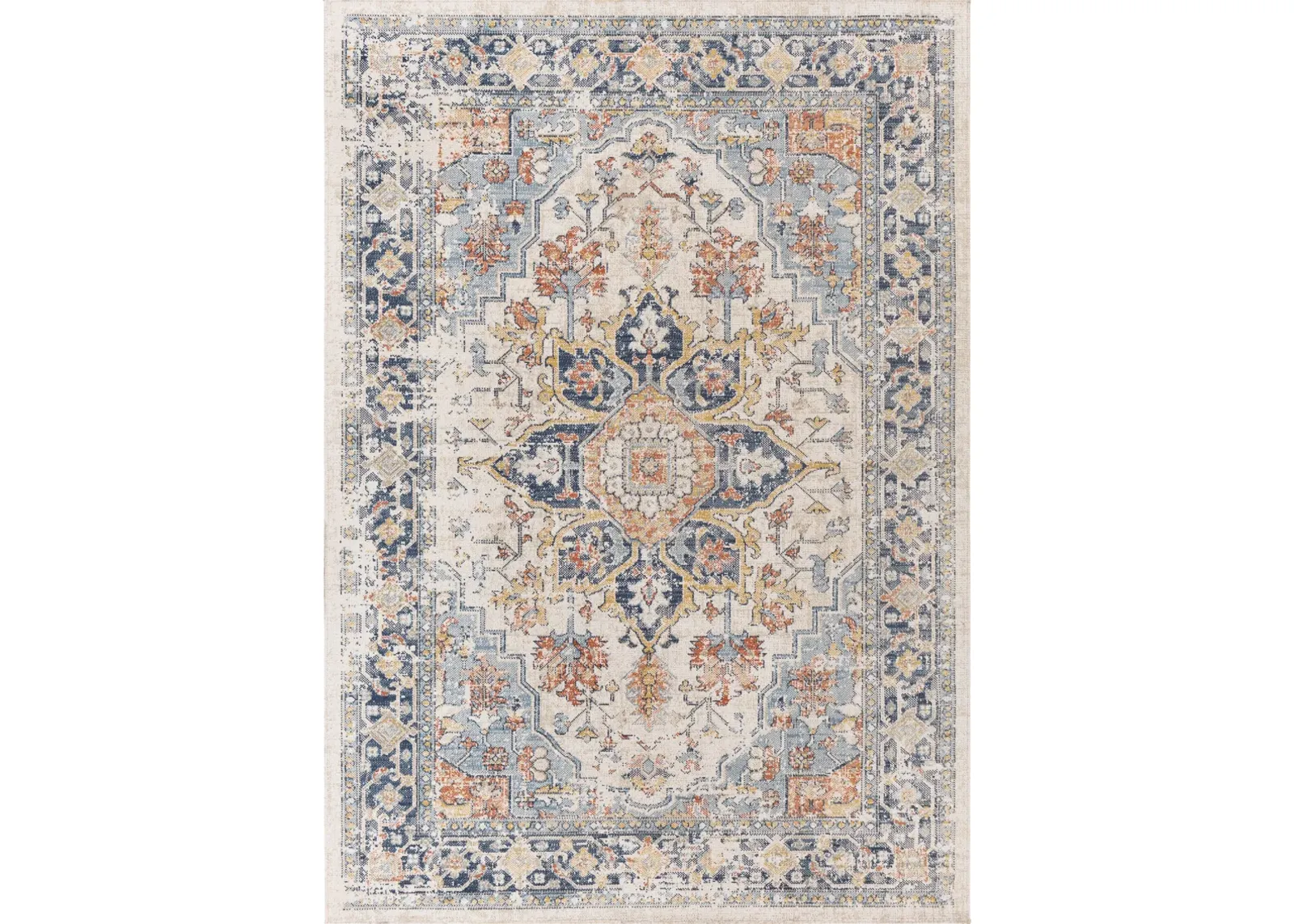 Huntington Beach HTB-2300 5'3' x 7' Blue Rug