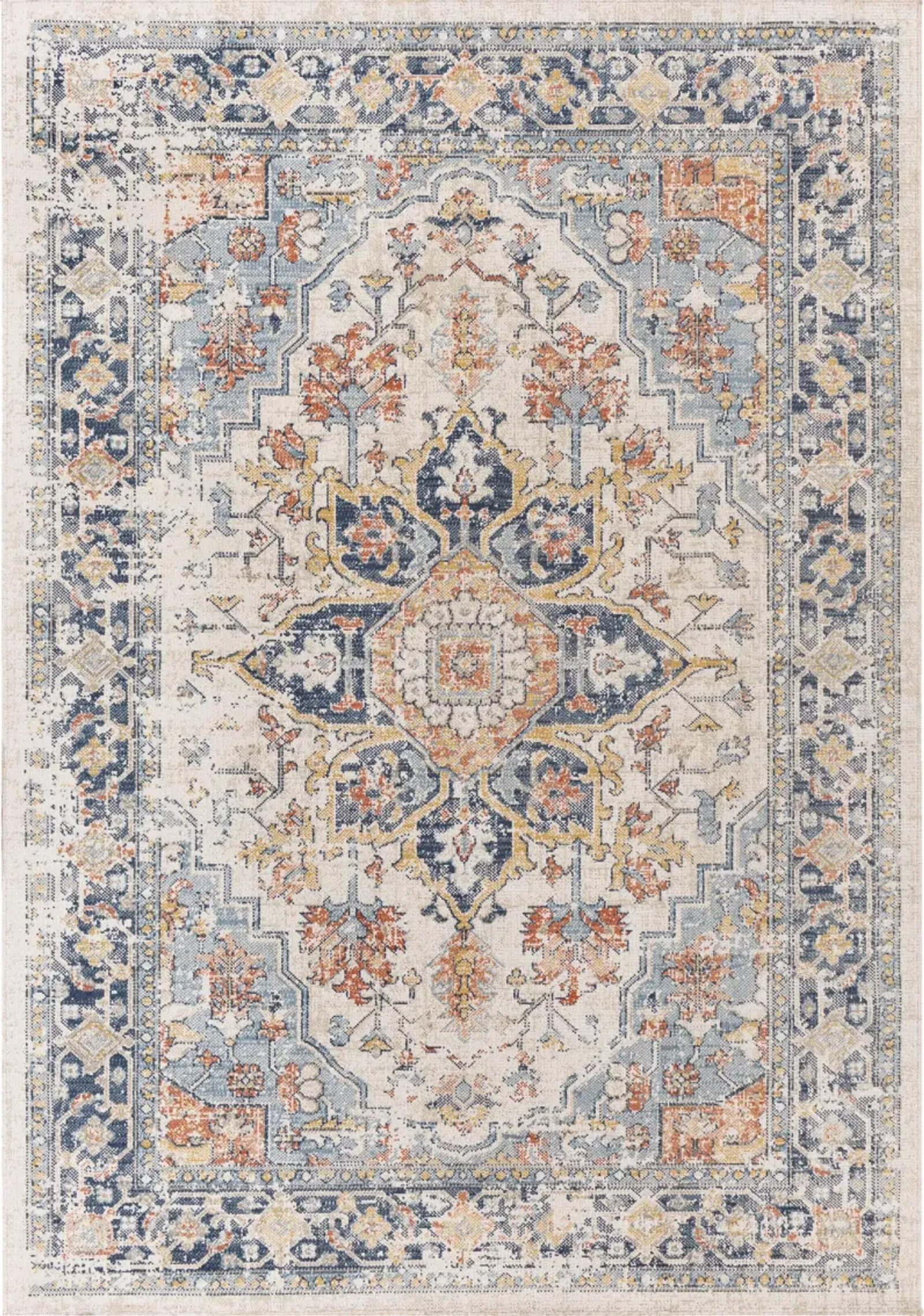 Huntington Beach HTB-2300 5'3' x 7' Blue Rug