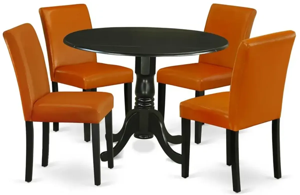Dining Room Set Black, DLAB5-BLK-61