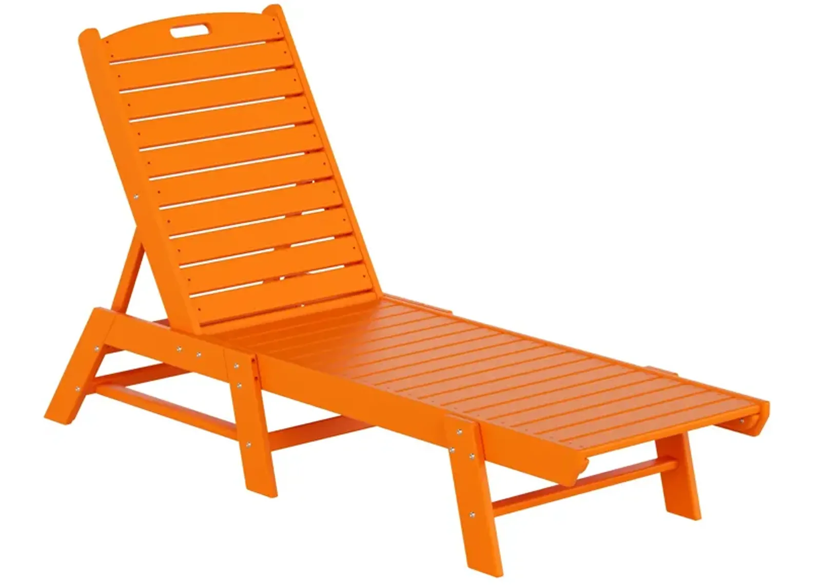 Reclining Outdoor Patio Adjustable Chaise Lounge Chair