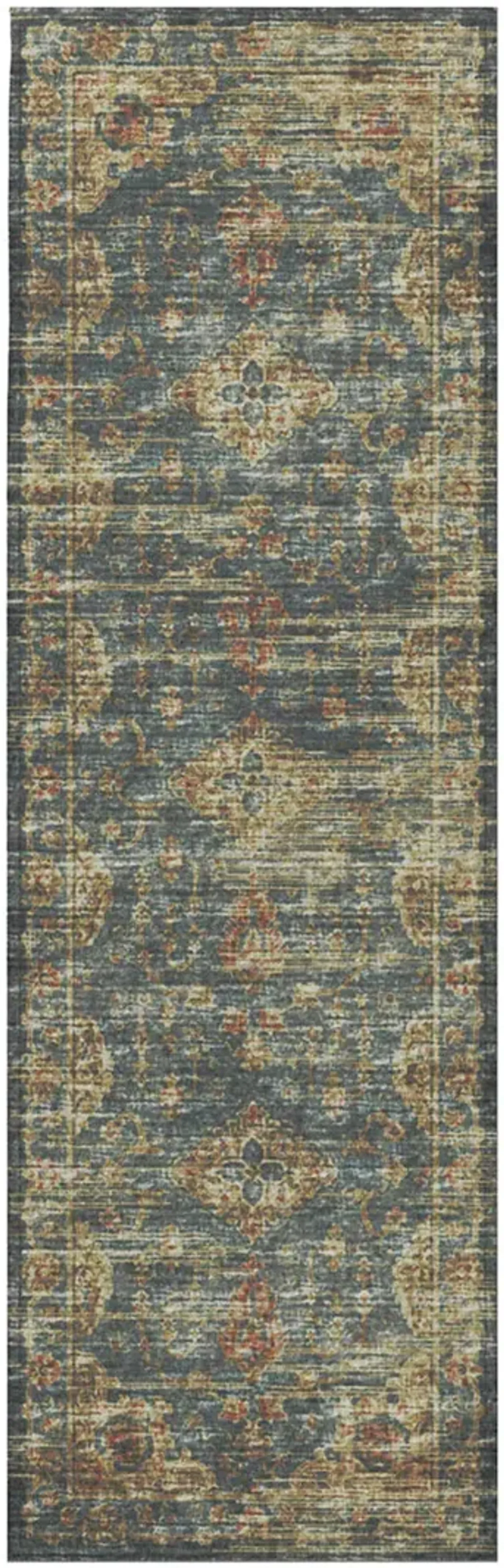 Tuscany TU13 Teal 2'6" x 12' Rug