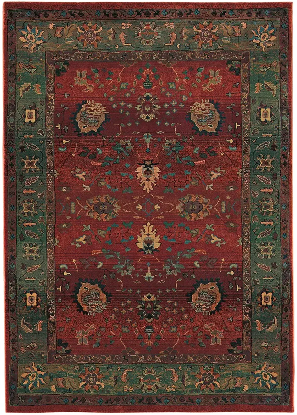 Kharma 6' Red Rug