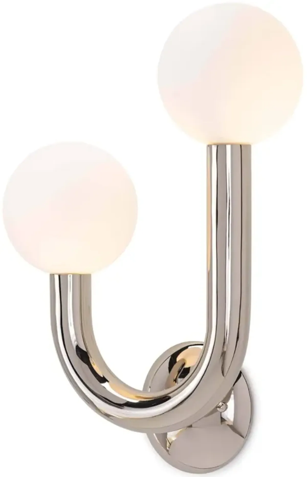 Happy Sconce Left Side in Polished Nickel