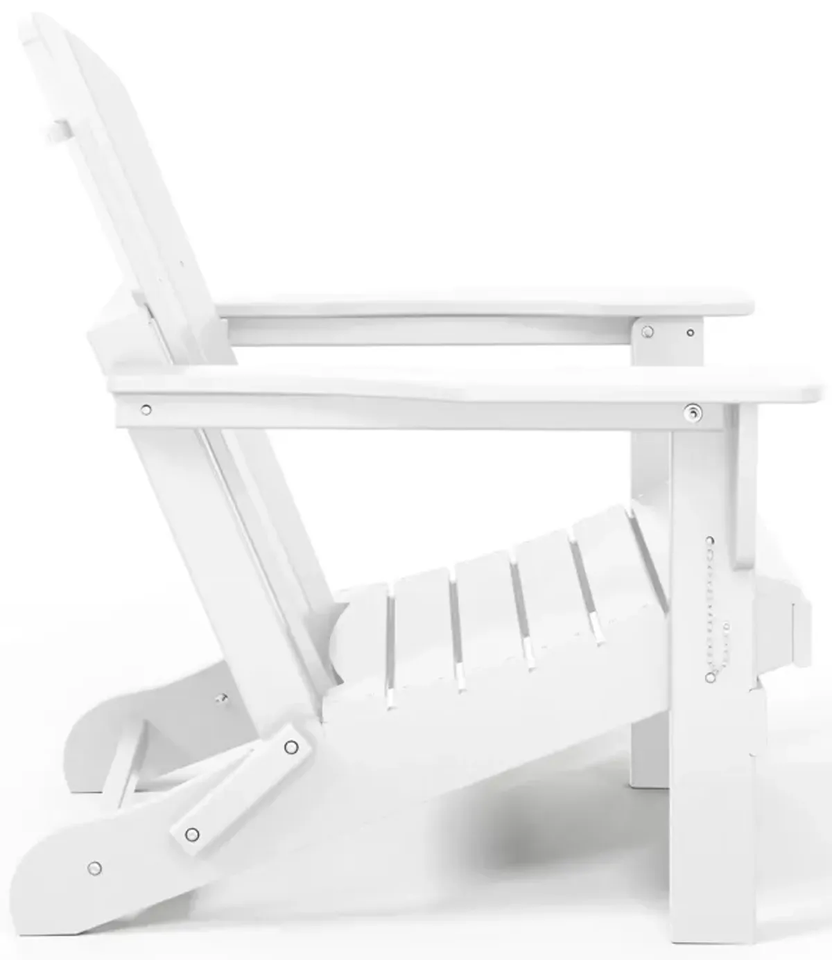 WestinTrends HDPE Outdoor Patio Folding Poly Adirondack Chair