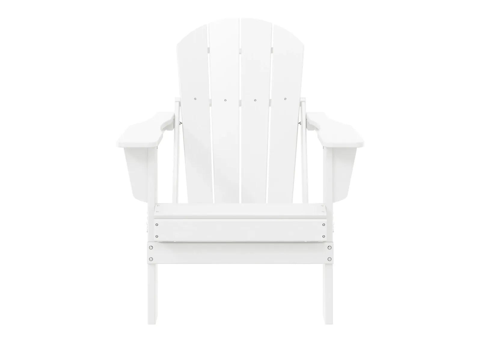 WestinTrends HDPE Outdoor Patio Folding Poly Adirondack Chair