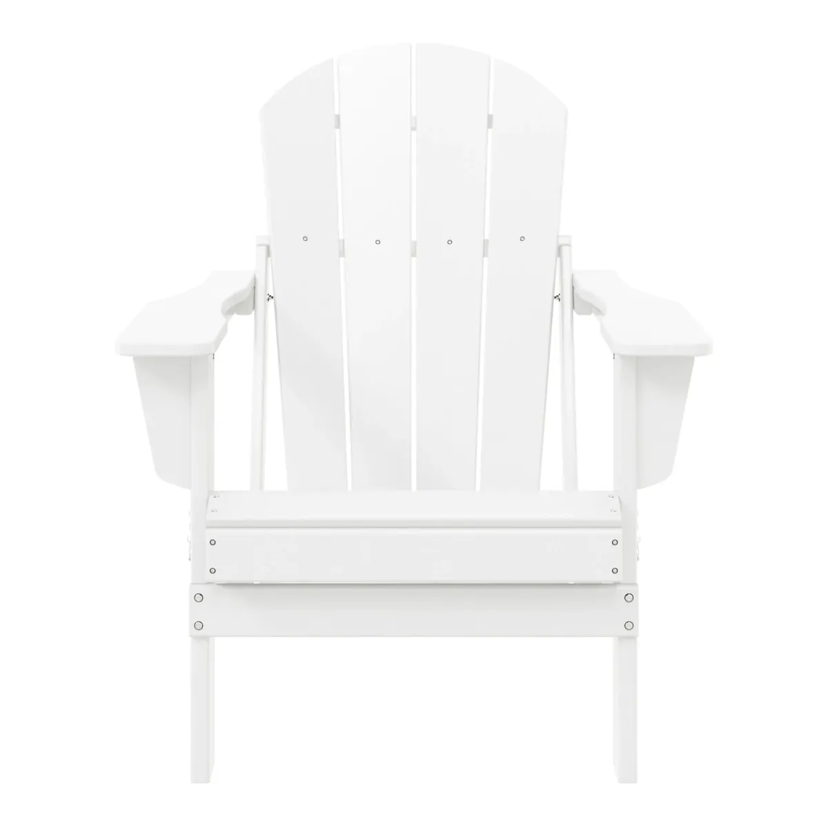 WestinTrends HDPE Outdoor Patio Folding Poly Adirondack Chair