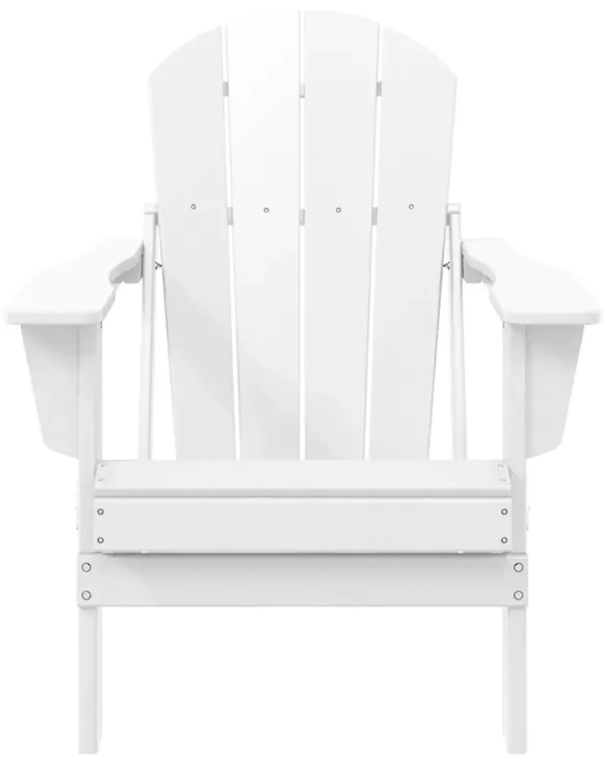 WestinTrends HDPE Outdoor Patio Folding Poly Adirondack Chair