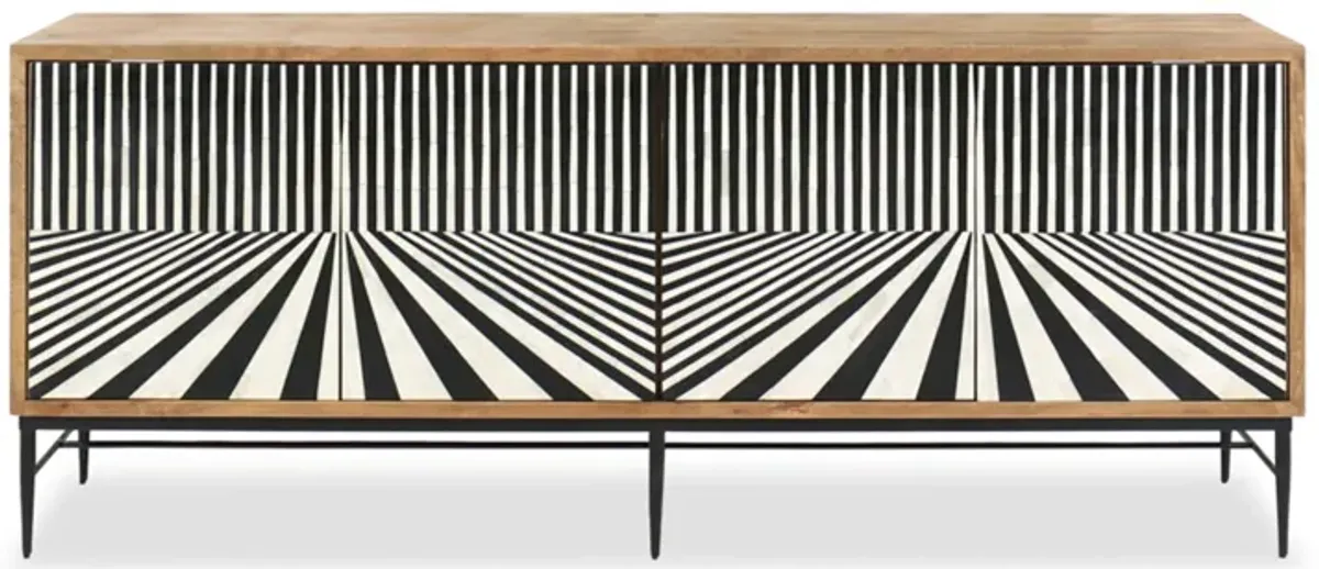 Commerce & Market Linear Perspective Credenza