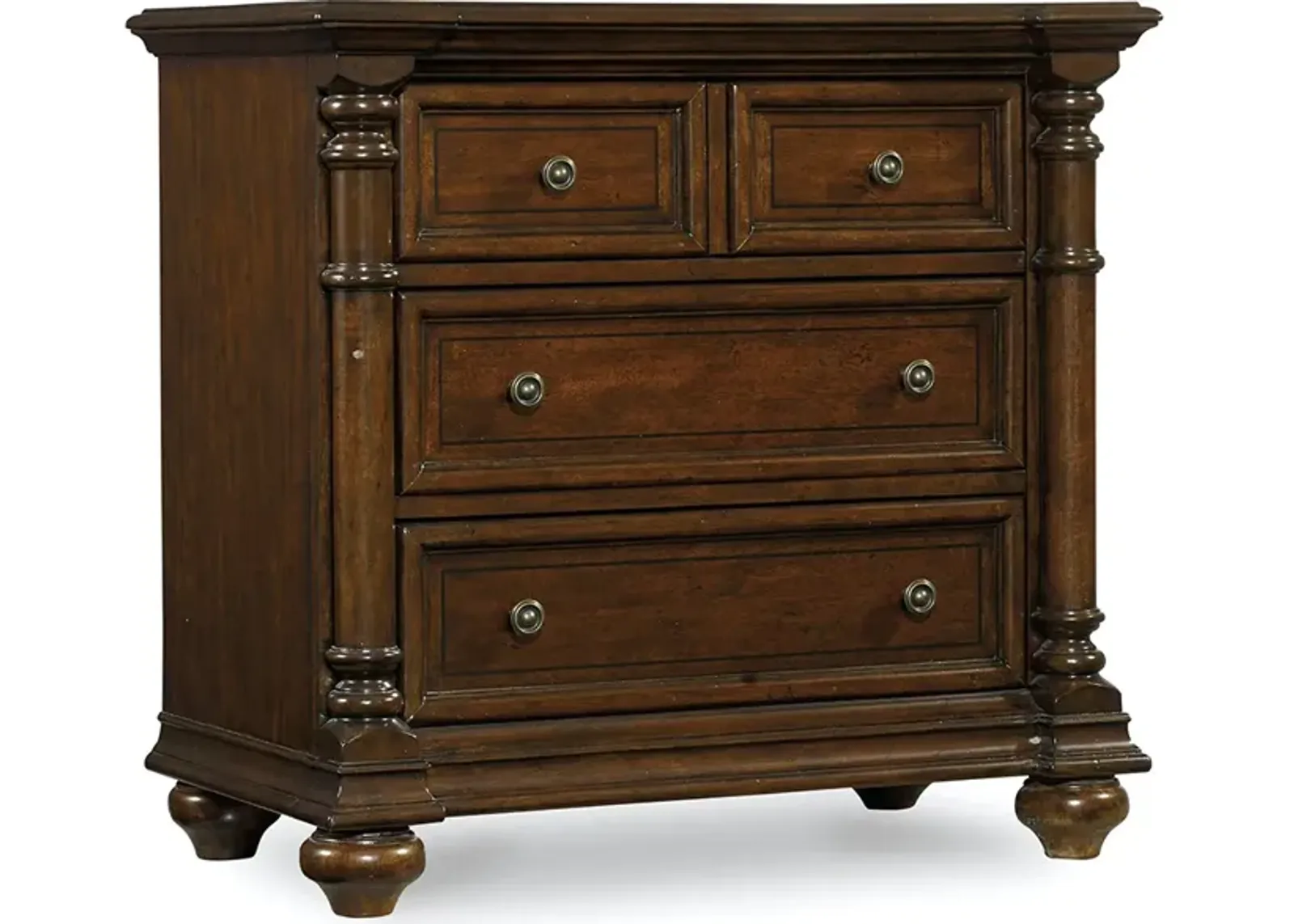 Leesburg Nightstand In Dark Wood