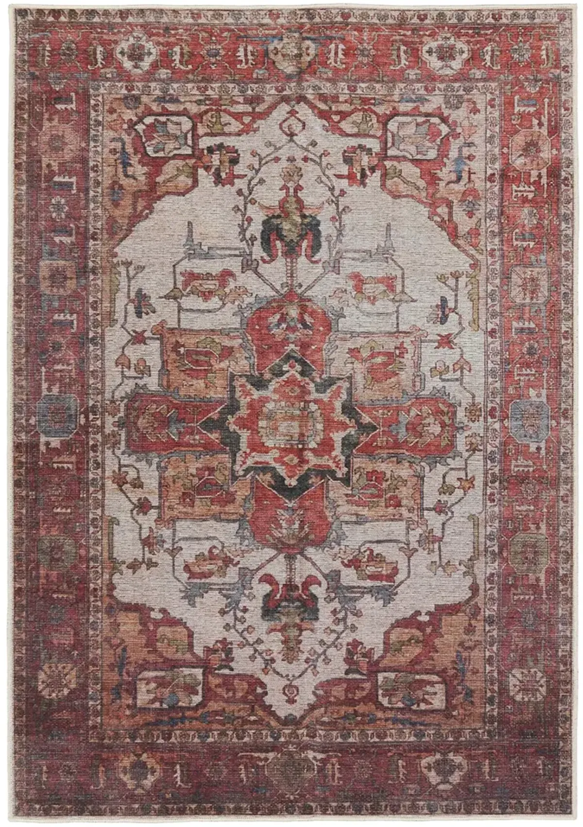 Vindage Hepburn Orange 3'11" x 6' Rug