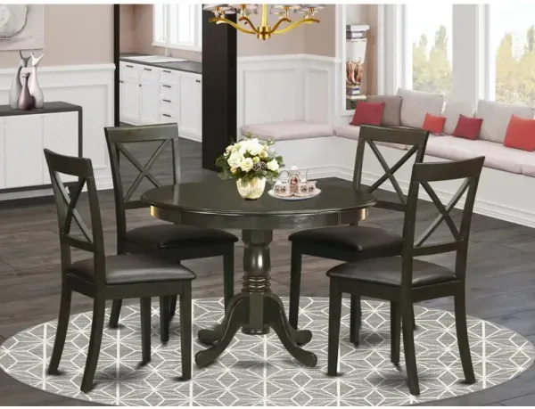 5 Pc Kitchen nook Dining set-Kitchen Table and 4 Dinette Chairs.