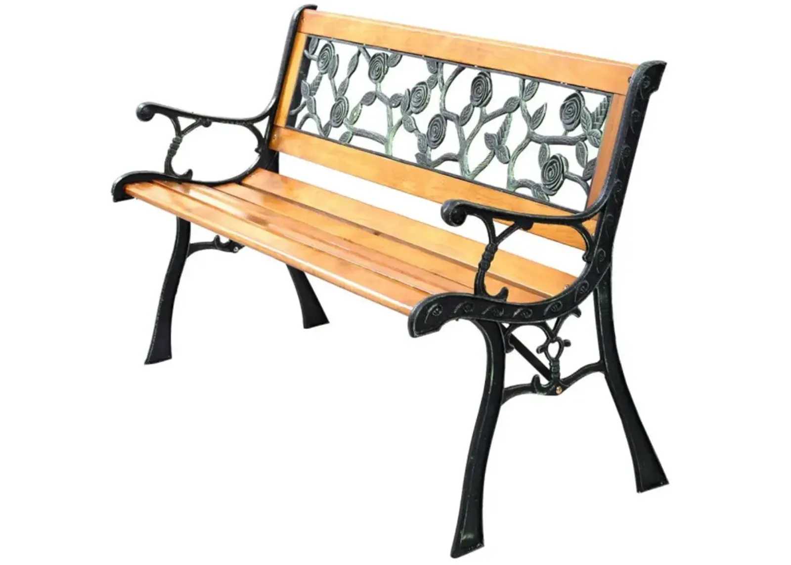 Hivago 49 1/2 Inch Patio Park Garden Porch Chair Bench