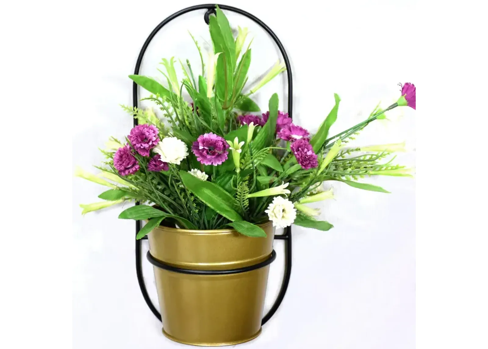 Handmade 100% Iron Round Modern Copper Coated Color 4.4 x 4.6 x 4.6 Inches Planters Pot 1006 BBH Homes