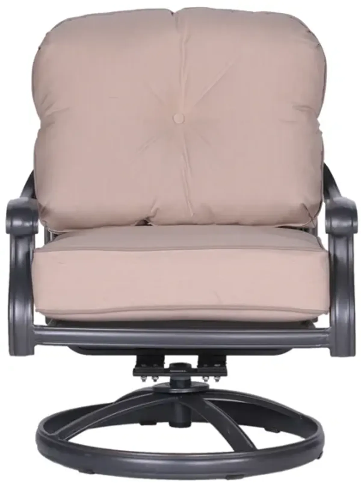 Club Swivel Chair with Cushions