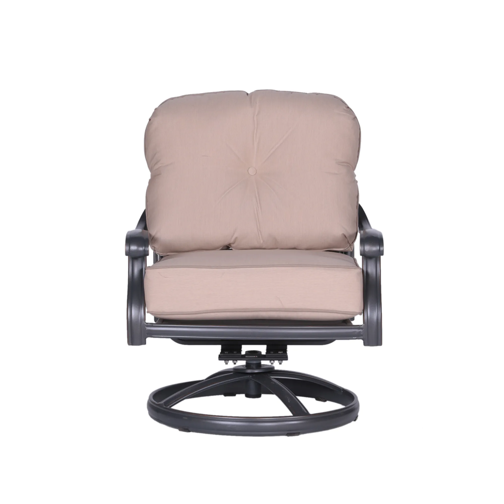 Club Swivel Chair with Cushions