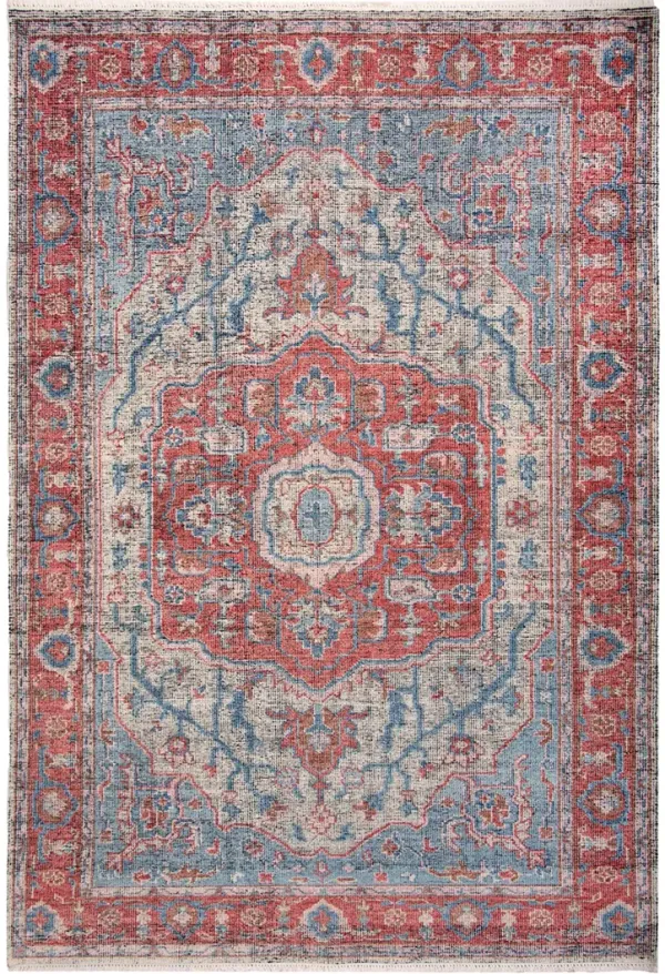 Centra CET723 Rust/Blue 9' X 12' Rug