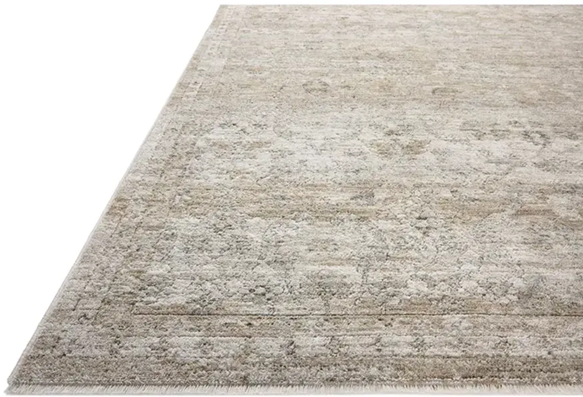 II Tabitha Ivory/Khaki 3'9" x 5'9" Accent Rug by Loloi II