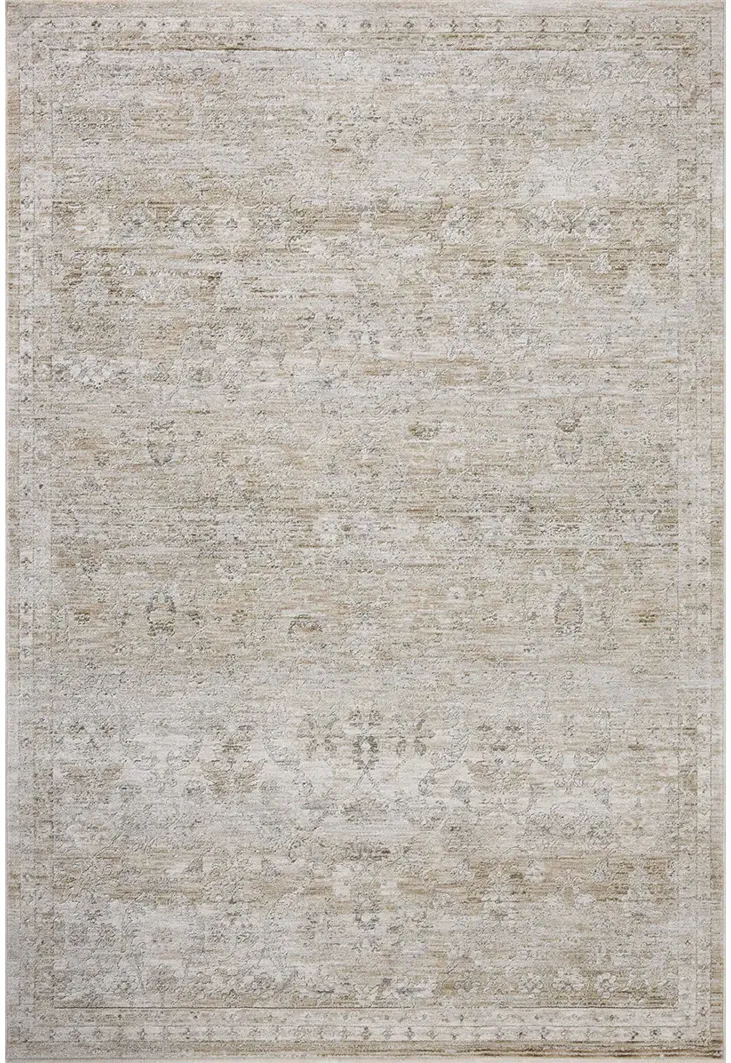 II Tabitha Ivory/Khaki 3'9" x 5'9" Accent Rug by Loloi II