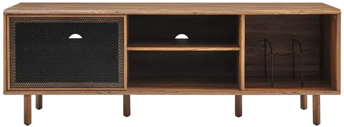 Modway Kurtis 67 TV and Vinyl Record Stand