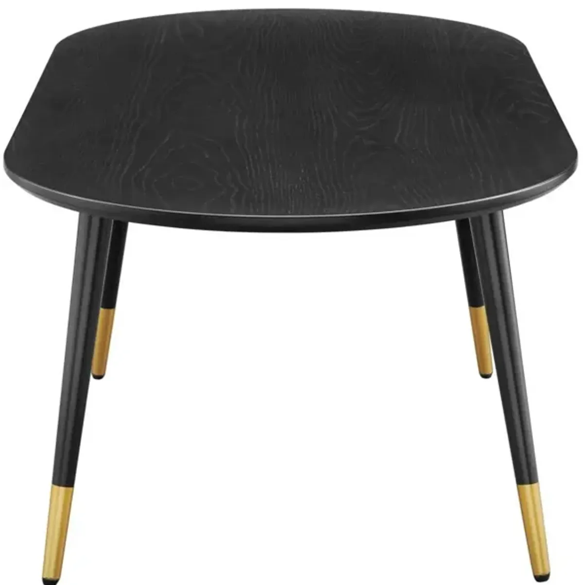 Modway Vigor Table, 47" Oval, Black